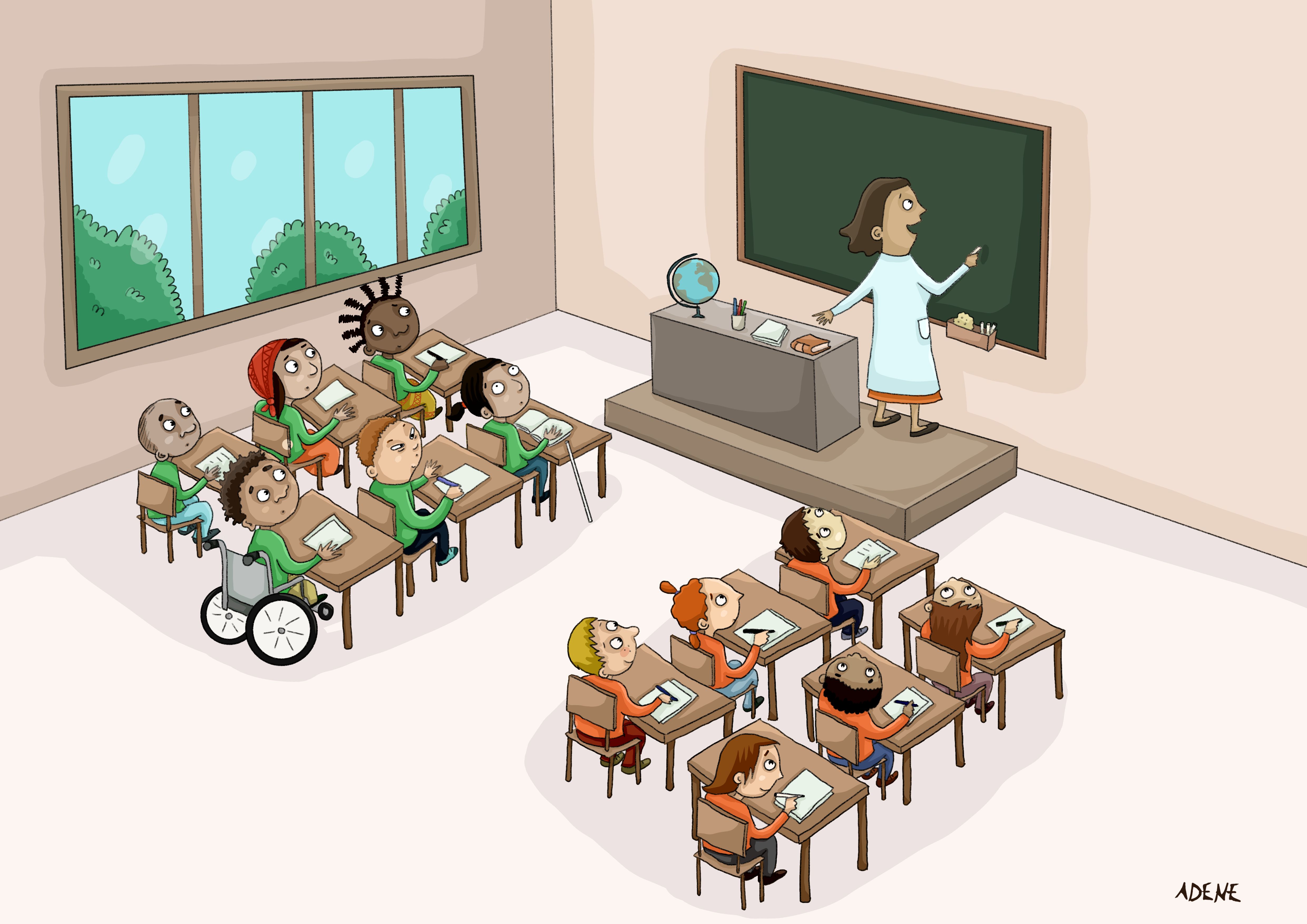 Cartoon 4 - Inclusive learning - Colours