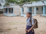 T. Sushmitha, 9 years old, 5th grade student in Andhra Pradesh, India: "Of all the subjects I’m taught, Telugu is my favourite. I find English very difficult to learn as it has big, complicated words that I don’t understand. If taught at a slow pace, I can understand easily. English, unlike mathematics is not taught as part of the activity based teaching. I don’t understand what I’ve recited, as most others in my class. Everyone finds it difficult to understand English. Since I find difficult to learn and understand English, I want it to be taught at a slow pace and repeatedly till I understand."
